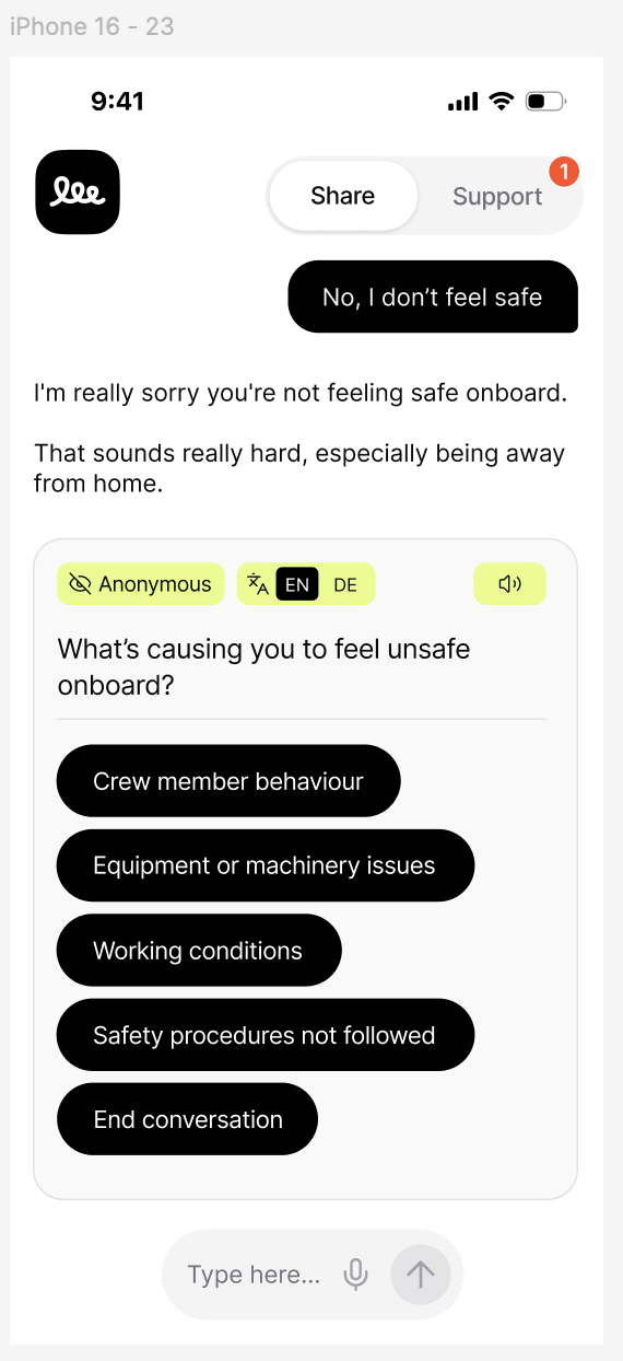 Two-tab follow-up conversation